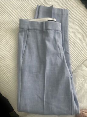 Ann Taylor Light Blue linen Pants - Slim Tailored